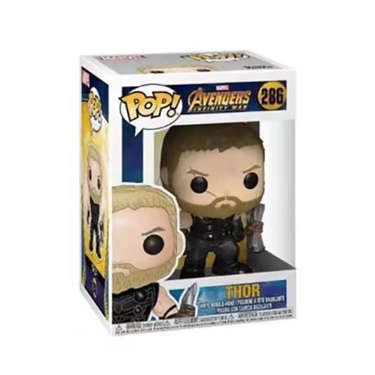 FUNKO POP Avengers Toy Action Figures Hero Doll Thor Black Panther Model Boys Christmas Collection Gifts Fun Desktop Decoration