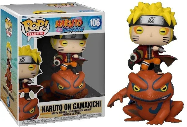 NEW Arrival Funko POP Animation Narutos On GAMAKICHI #106 Narutos (Rasengan) #181 Anime Action Figures Dolls Collection Toys