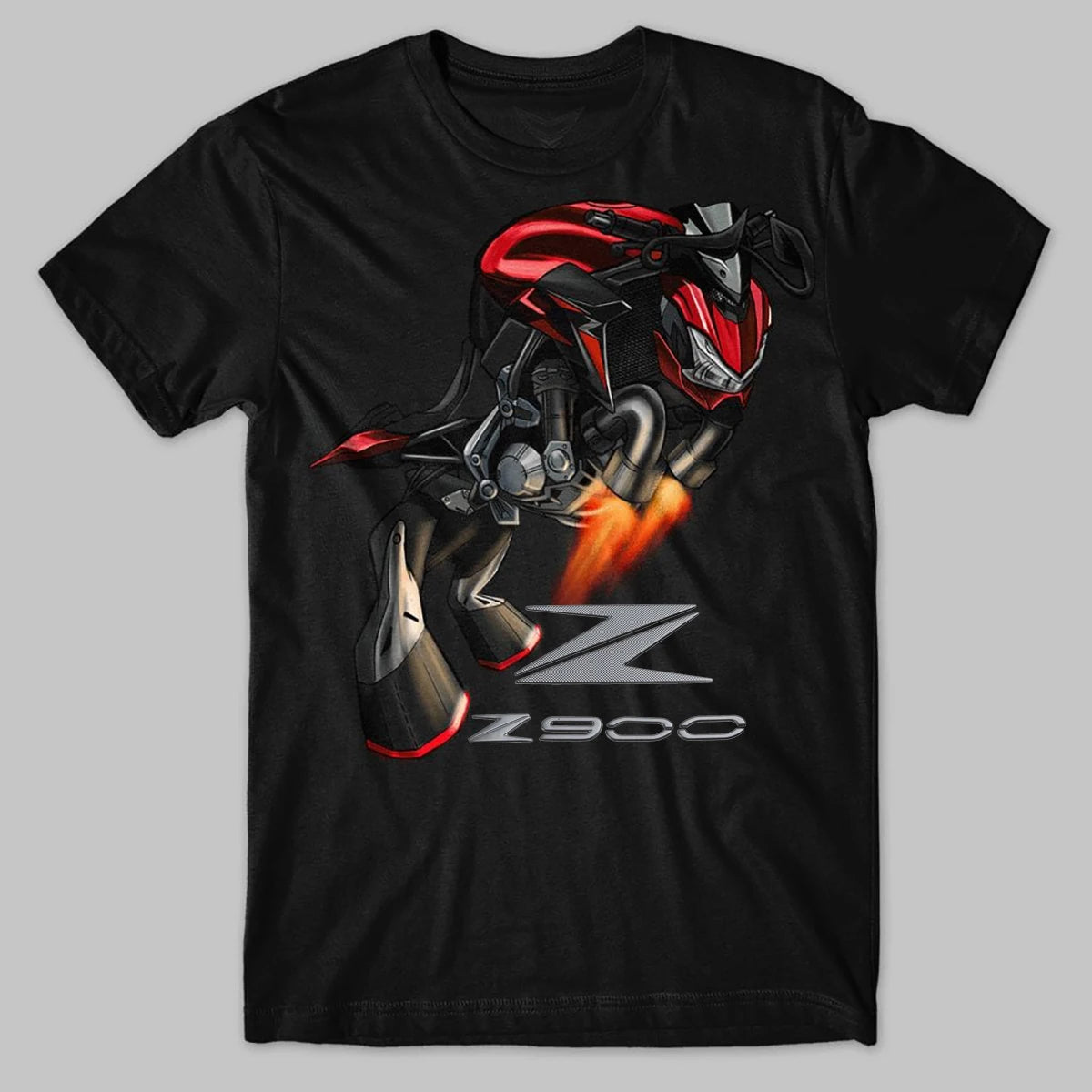 Classic Japanese Motorcycle Z900 Bull Inspiration T-Shirt 100% Cotton O-Neck Short Sleeve Summer Casual Mens T-shirt Streetwear