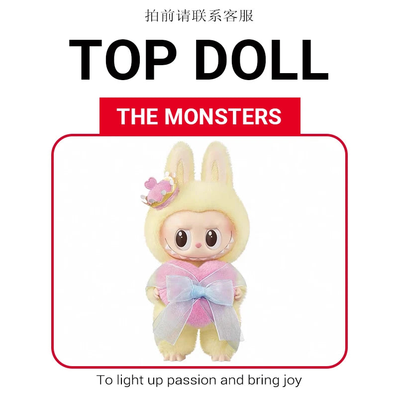 Pop Mart Genuine The Monsters Labubu Let'S Checkmate Series Action Figure Cute Trendy Queen Vinyl Face Dolls Collection Gift