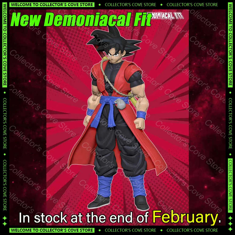 New Demoniacal Fit Dragon Ball Son Goku Anime Action Figure Goku Time and Space Vanguard Figures Time and Space Rang Dbz Kid Toy