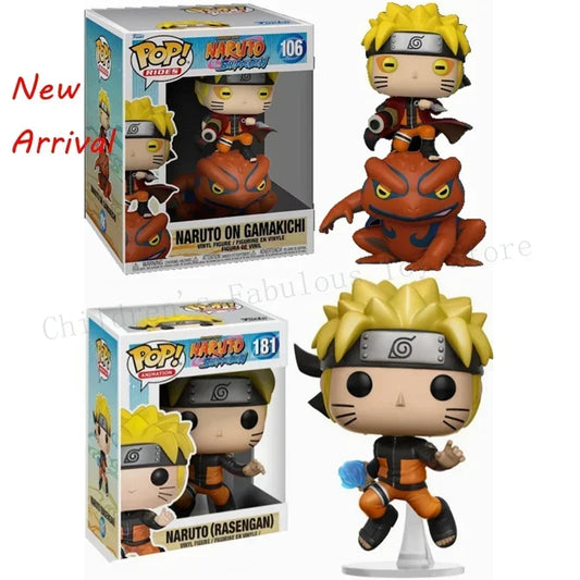 NEW Arrival Funko POP Animation Narutos On GAMAKICHI #106 Narutos (Rasengan) #181 Anime Action Figures Dolls Collection Toys