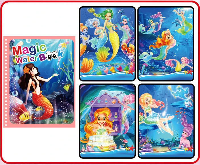 NEW Kids Magic Water Drawing Books Coloring Books Painting Toys for Kids Birthday Christmas New Year Gift for Boys and Girls