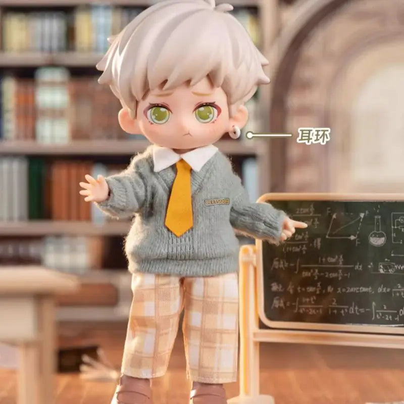 Blind Box 1/12 Bjd PEETSOON Male Classmate Series Mystery Box Obtisu1 Dolls Kawaii Cute Action Anime Figure Toys Gift