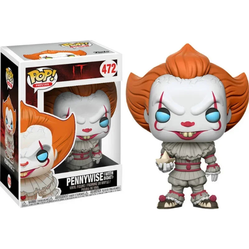 FUNKO POP Pennywise 472# Limited Figure Model Toys for Children Christmas Birthday Gifts