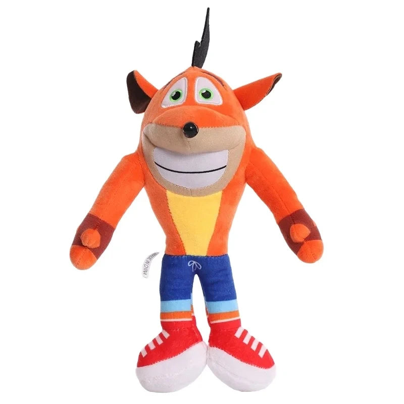 26cm Crash Bandicoot Plush Stuffed Toys Crazy Trilogy Series Anime Figure Dolls Kawaii Children's Birthday Christmas Gifts Decor