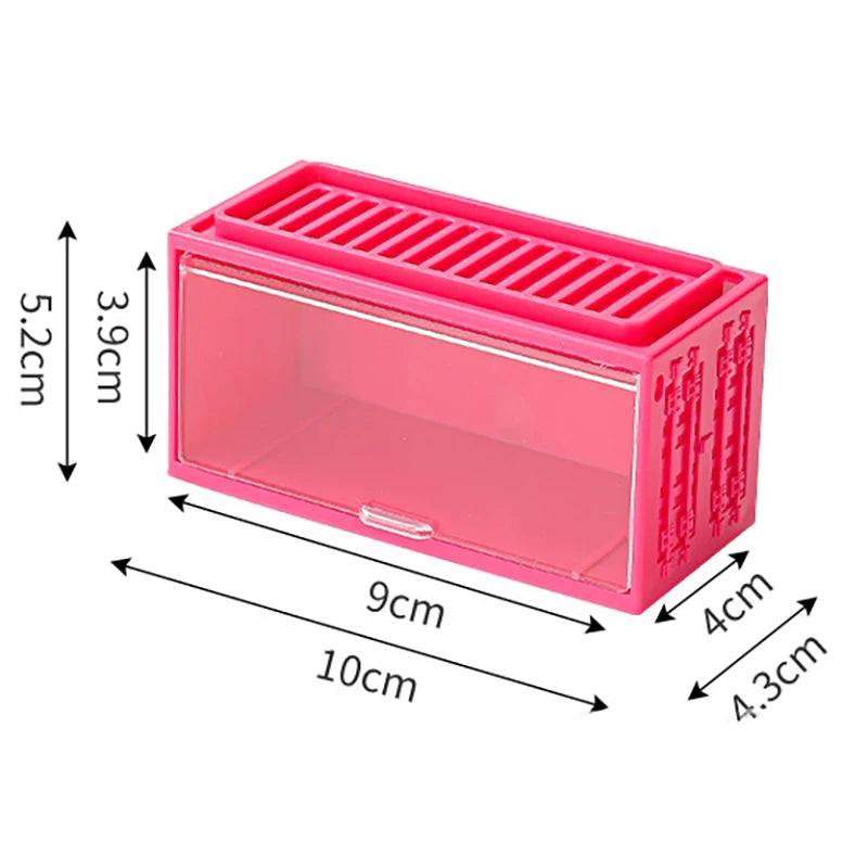 Colorful Storage Box Acrylic Dustproof Cabinet Household Transparent Display Stand For Figures Organizer