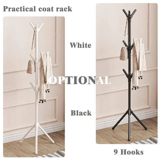 Easy To Assemble Floor Standing Irregular Hangers, Office Wrought Iron Hangers, Bedroom Vertical Hangers, Creative Lobby Hangers