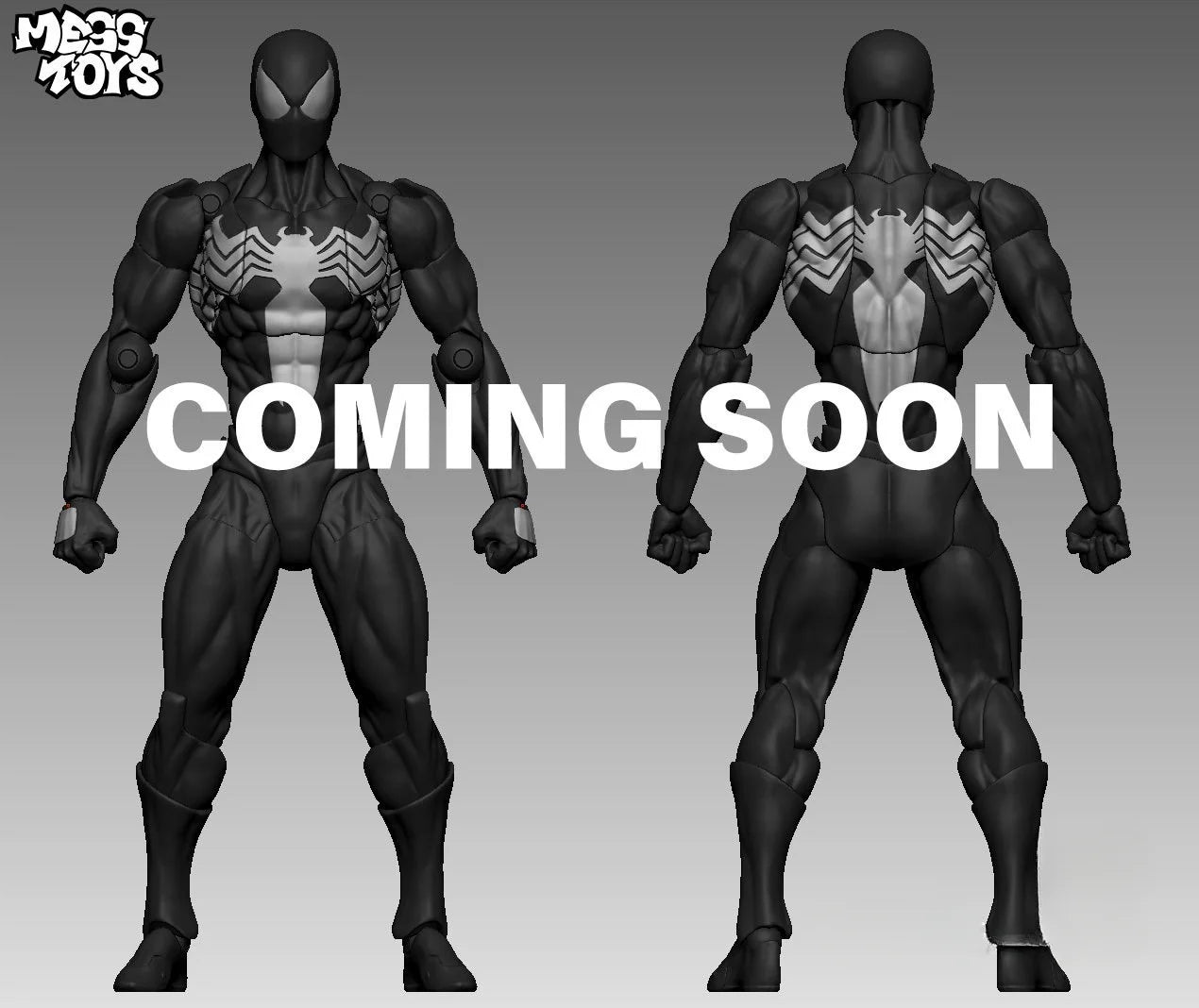 New Ct Toys MessToys Spider Figure Black Red Spider Mess Toys Anime Action Figure Figurine Statue Model Customized Gifts Toys