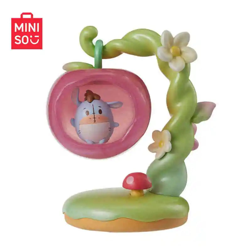 Miniso Disney Apple Fairyland Series Blind Box Winnie The Pooh Cute Doll Trendy Desktop Ornament Model Cartoon Toys Decor Gift