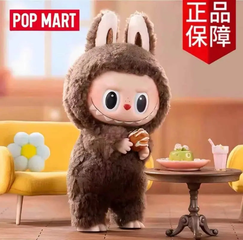 Popmart 100% Generation Labubu Blind Box The Monsters Exciting Macarons Series Toys Cute Action Anime Figure Doll Kid Gifts To