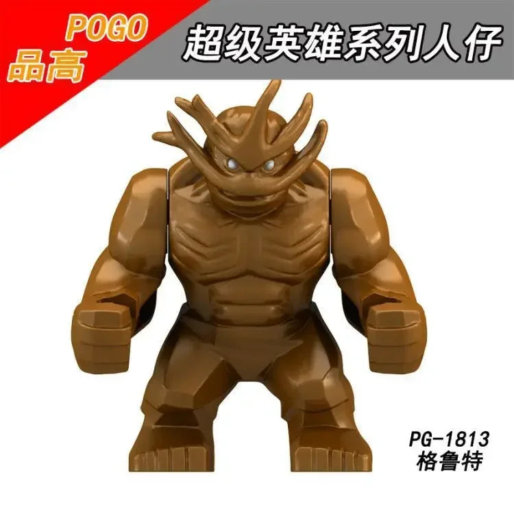 Building Blocks Marvel Superhero Action Figure Venom Thanos Iron Man Children's Combination Building Blocks Toy Birthday Gift