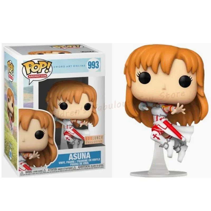 NEW Arrival Funko POP Movie&TV Swordat Online Series Asuna #993 Vinyl Action Figure Dolls Toys Gifts