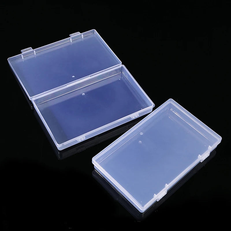 Rectangular Translucent Box Durable Strong Storage Box Packing Plastic Boxes Dustproof Strong Jewelry Storage Case Container