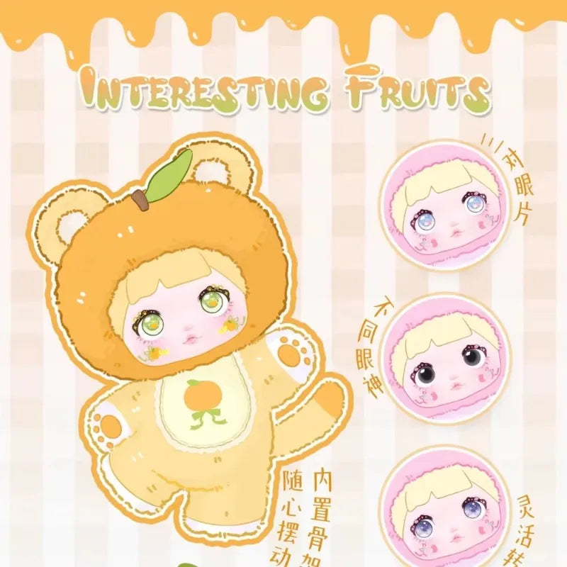 Nommi Fruits Interesting Series Blind Box Toys Vinyl Face Kawaii Anime Action Figure Guess Bag Surprise Gifts Mystery Cute Dolls