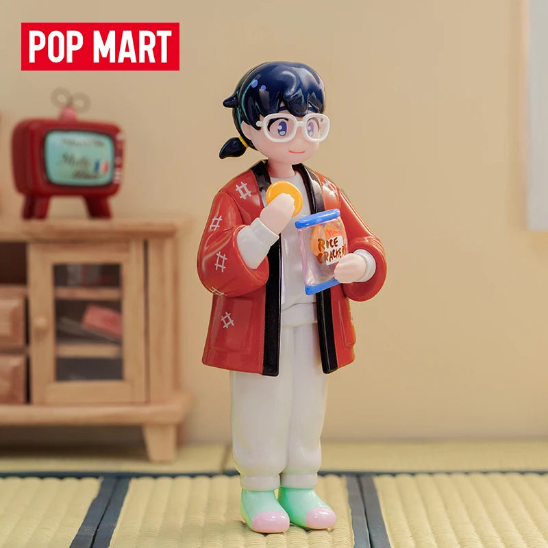 POP MART Nori's Morning Series Blind Box Toys Just A Girl Popmart Mystery Box Caixa Cute Anime Action Figure Caja Ciega Model