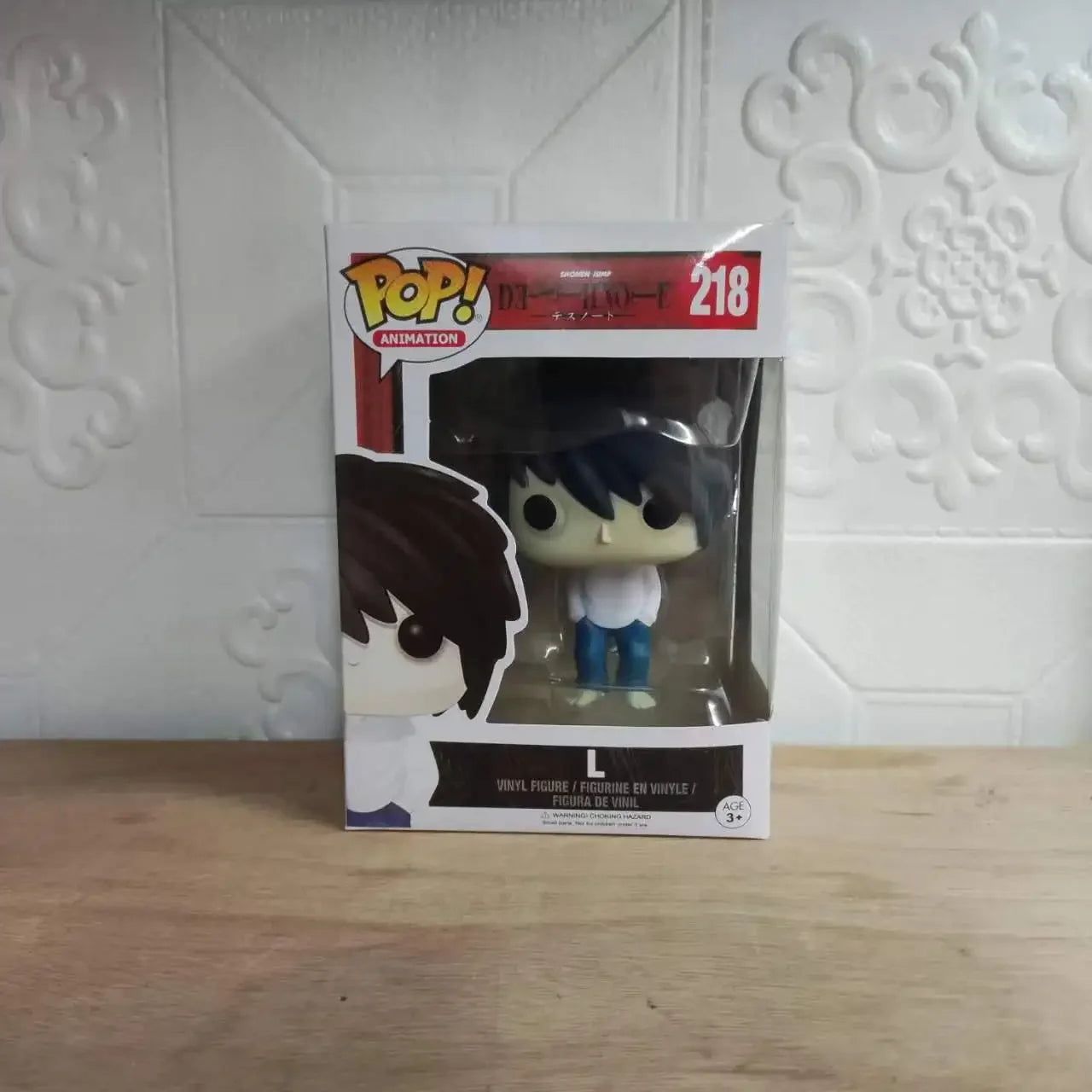 New Arrival FUNKO POP Death Note Light #216 RYUK #217 #218 L with Cake #219 Action Figure Toy Collectible Vinyl Dolls Movie Toys