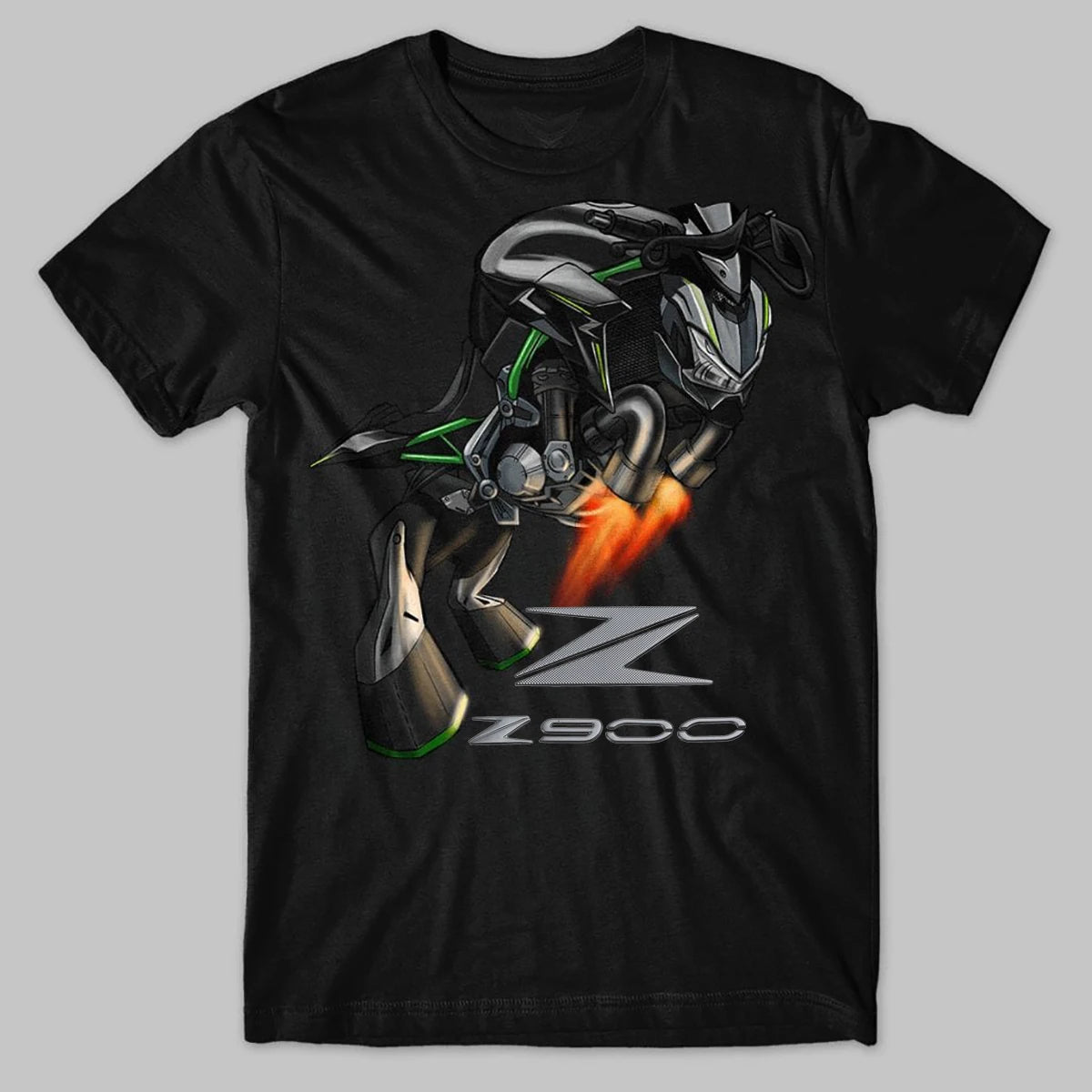 Classic Japanese Motorcycle Z900 Bull Inspiration T-Shirt 100% Cotton O-Neck Short Sleeve Summer Casual Mens T-shirt Streetwear