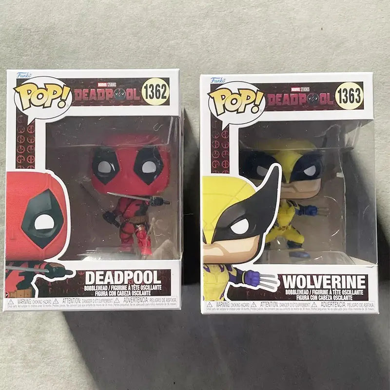 FUNKO POP Marvel Model Toys Deadpool X-Men Wolverine Action Figures Toys Collectible Limited Edition Figureine Doll Kids Gifts