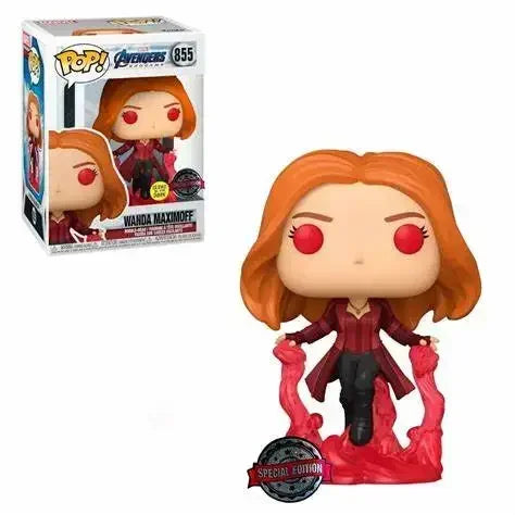 Funko Marvels Wanda Maximoff 855# 50s Vision 714# 70s Vision 718# Billy and Tommy Halloween Vinyl Action Figure PVC Model Toys