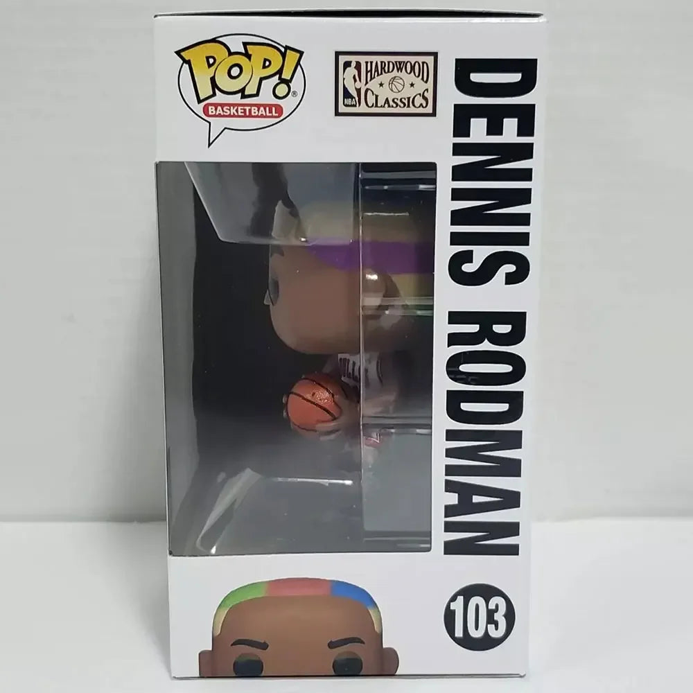 Pop NBA Chicago Bulls Dennis Rodman Bulls Home #103 Figures Funko 3.75 inches Figure Collectible Limited Edition Model Toy