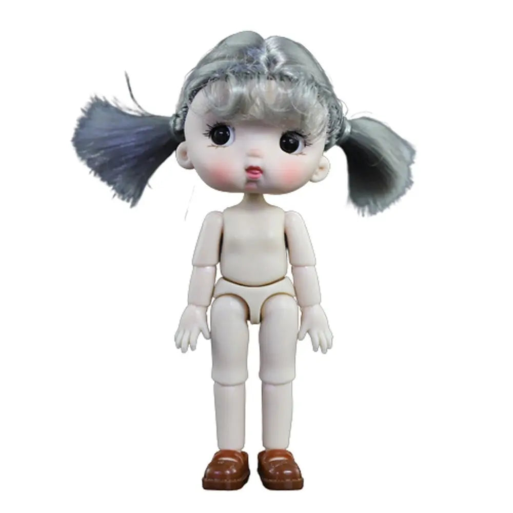 OB11 Body Doll Girl Dolls Dolls Accessories Movable Joints Doll BJD Semi-finished Toys Expression Girl Nude Nude Body Doll