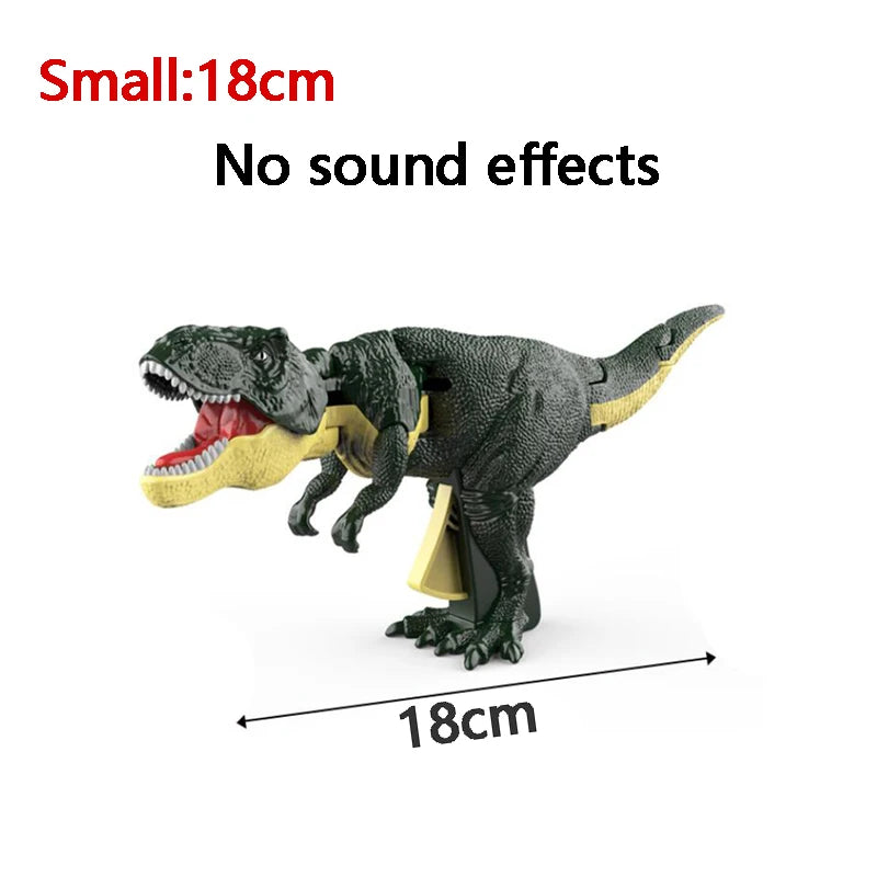 Dinosaur Zazaza Children Hand Press Automatic Swing Bite Simulation Model Tyrannosaurus Rex Dinosaur Toys for Kids Chrismas Gift