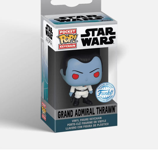 Funko POP Star Wars Ahsoka Grand Admiral Thrawn Anime Fiugure Model Pendant Toys Collect Ornaments Kids Gifts