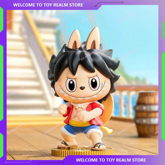 Original Labubu One Piece Series Blind Box Mystery Box Guess Bag Toys Doll Cute Anime Figure Desktop Ornament Collection Custom