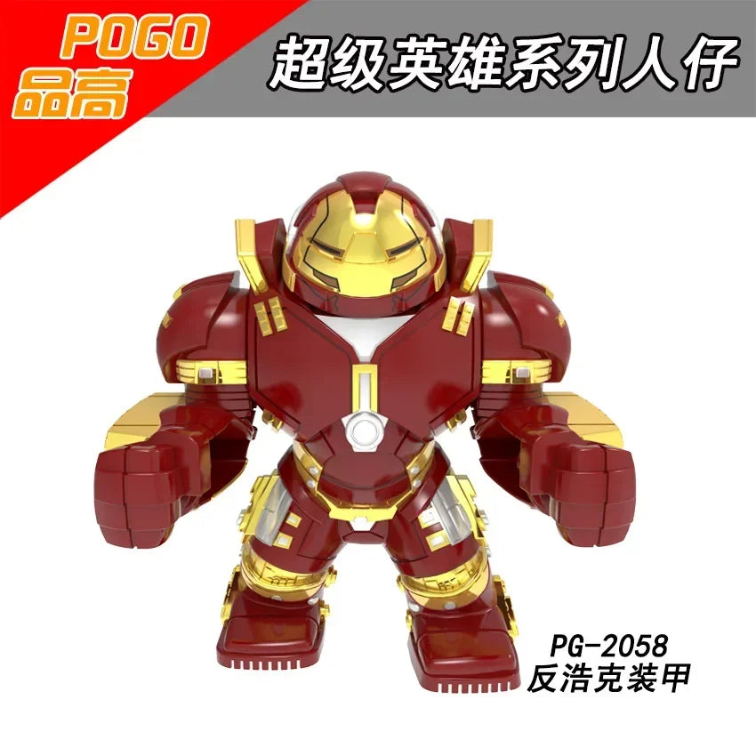 Building Blocks Marvel Superhero Action Figure Venom Thanos Iron Man Children's Combination Building Blocks Toy Birthday Gift