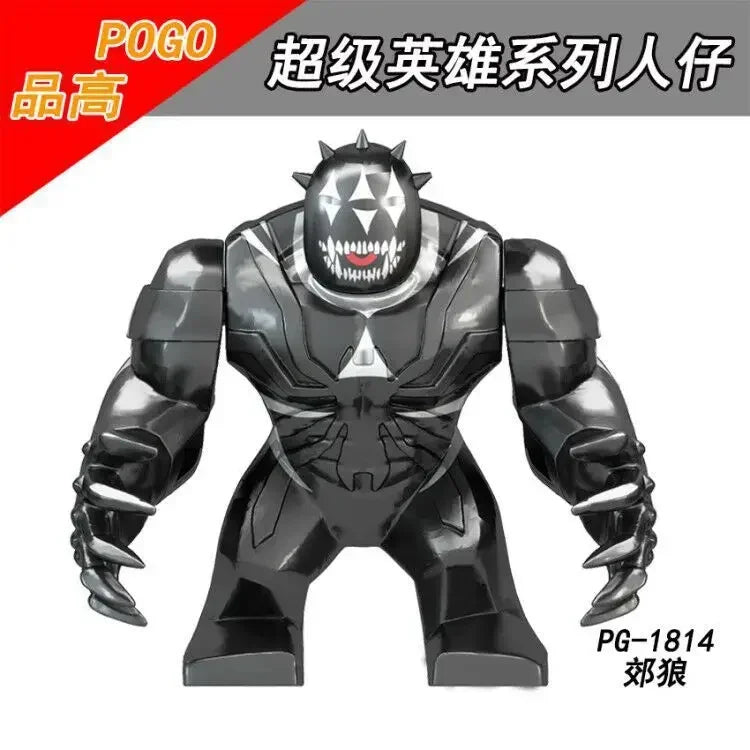 Building Blocks Marvel Superhero Action Figure Venom Thanos Iron Man Children's Combination Building Blocks Toy Birthday Gift