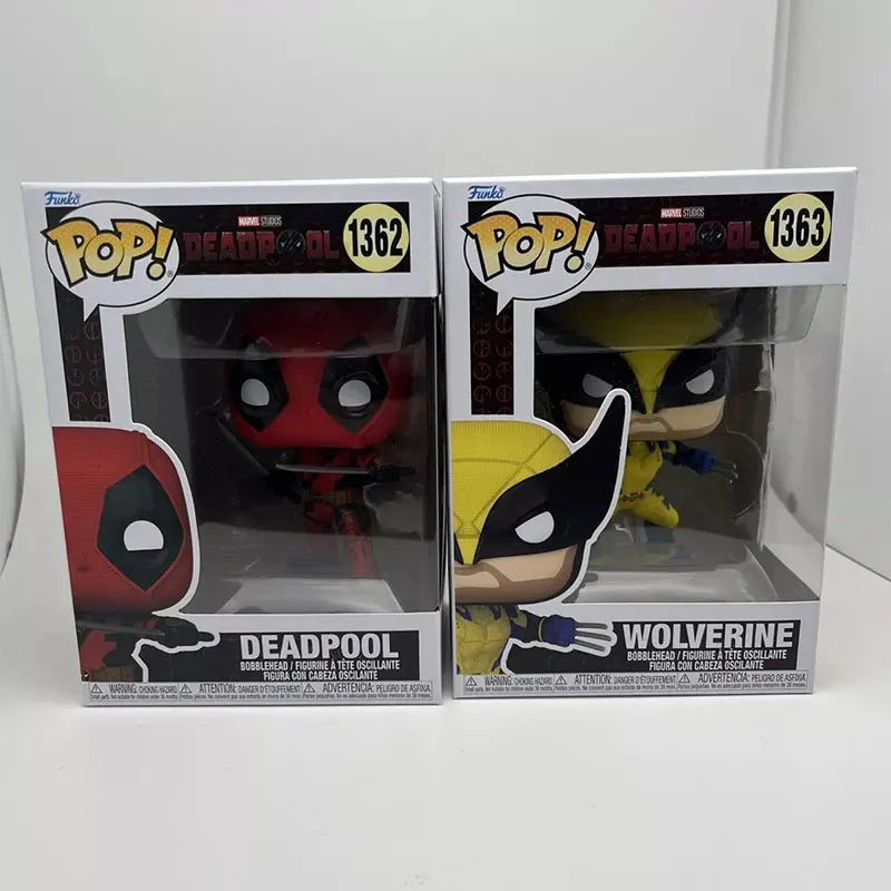 FUNKO POP Marvel Model Toys Deadpool X-Men Wolverine Action Figures Toys Collectible Limited Edition Figureine Doll Kids Gifts