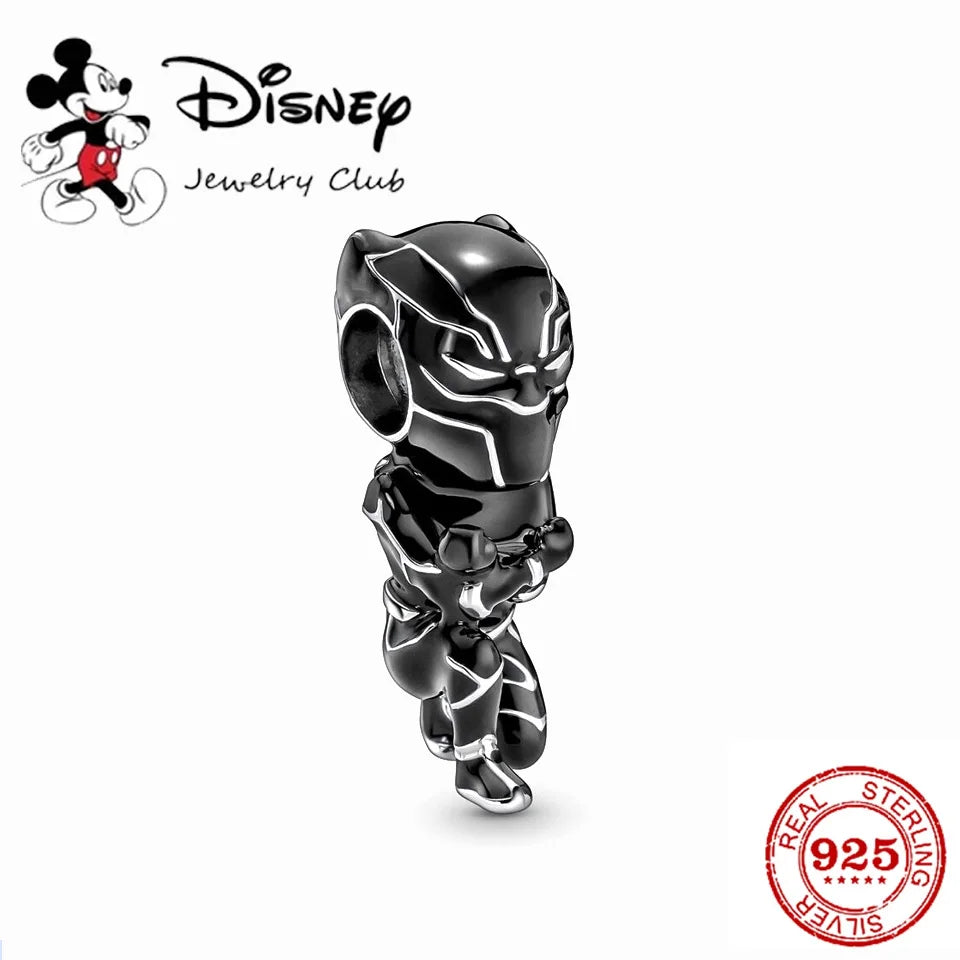 925 Silver Disney 100th Princess Pumpkin Cart Mickey Minnie Dumbo Charm Stitch Beads Fit Original Pandora Bracelets DIY Jewelry