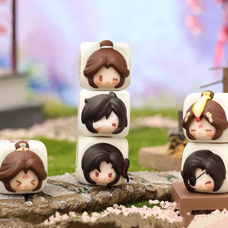 Heaven Officials Blessing Dice Candy Blind Box Q Version Anime Figure Tian Guan Ci Fu Xie Lian Hua Cheng Mystery Box Toy Gifts