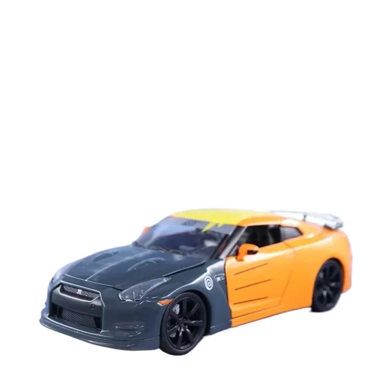 Jada 1:24 2009 Nissan GT-R High Simulation Diecast Car Metal Alloy Model Car Children's toys collection gifts