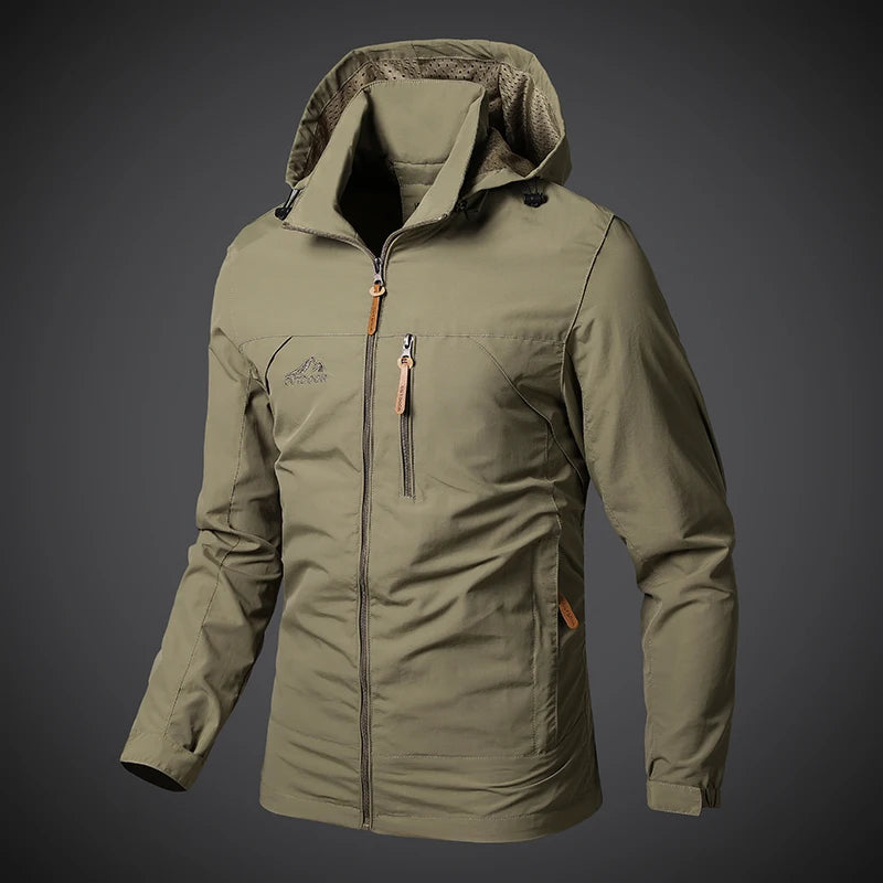 Men's assault jacket waterproof, windproof, outdoor fashion trend, multi-color selection, versatile assault jacket, oversized lo