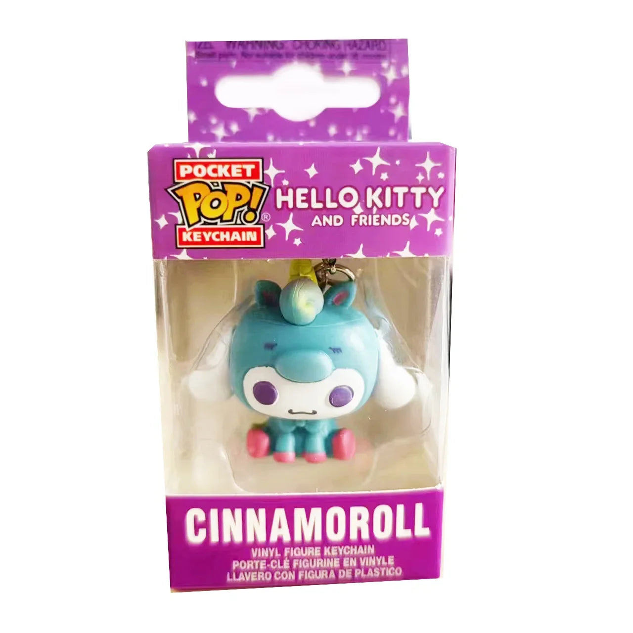 Funko Pocket Pop Keychains My Melody Kuromi with Baku Keychain Toy Hello Kitty Pochacco Devil Kuromi Collectible Model Toys Gift