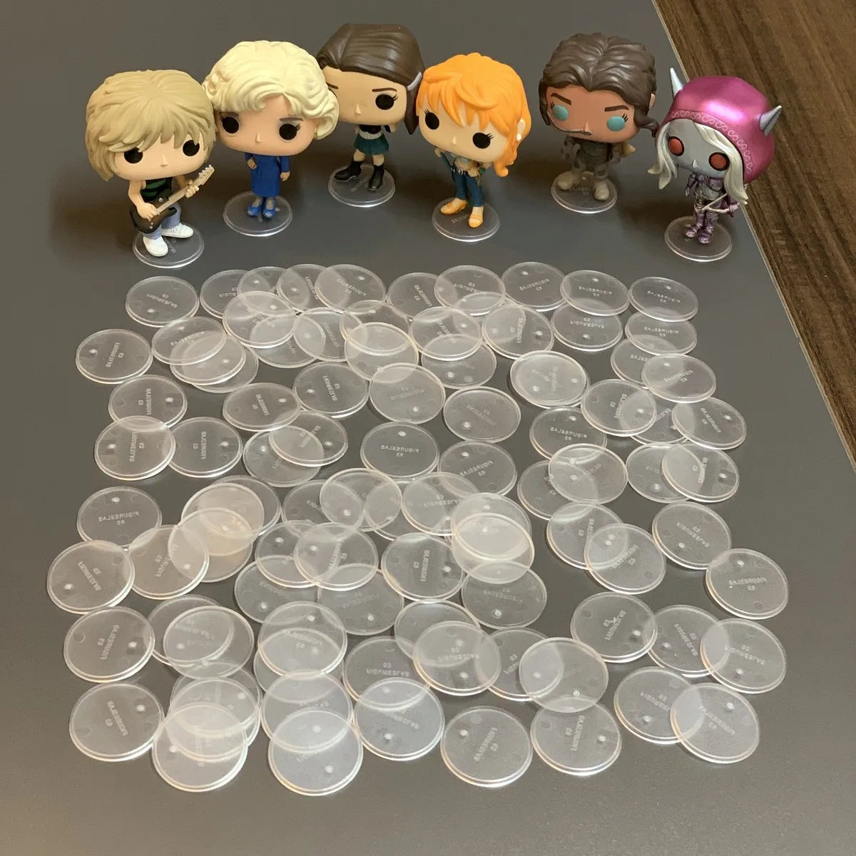 Display Bases Stand Fit For Funko POP Figurine Action Figure Toys 40mm Games Models nano glue dots Children Gift Ideas