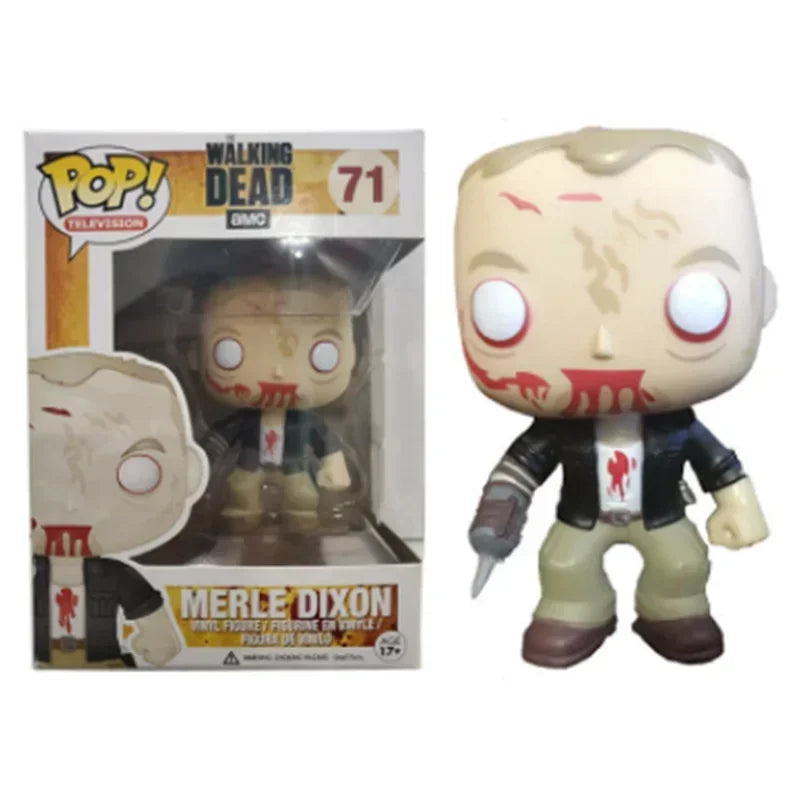 NEWest Arrival FUNKO POP the Walking Dead Merle Dixon 71# Action Figures Collectible Model Toys for Chlidren Christmas Gifts