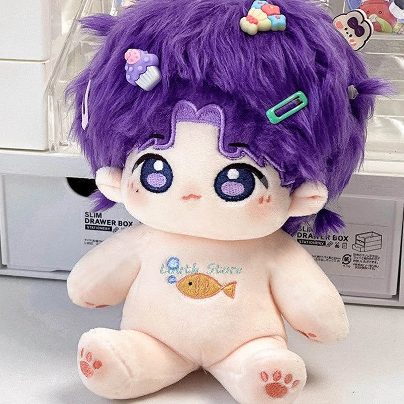 20cm Anime Love And Deepspace Xavier Rafayel Zayne Sylus Plush Doll Cotton Body Change Clothes Outfit Stuffed Toy Cosplay Gift