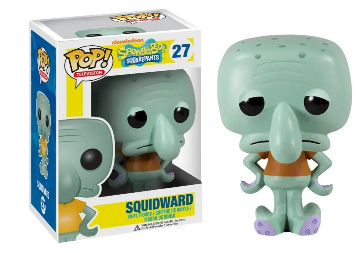 FUNKO POP SQUIDWARD 26# PATRICK 27# Mr. Krabs 29# PVC Action Figure Collectible Model Toys for Chlidren Birthday Gift