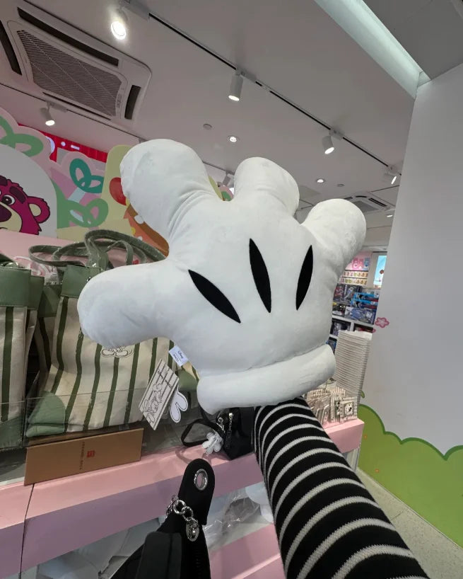 New Original MINISO Disney Mickey Mouse Palm Gloves Toy Fun Life 40cm Body Pillow Soft Mickey Mouse Toy for Room Decoration