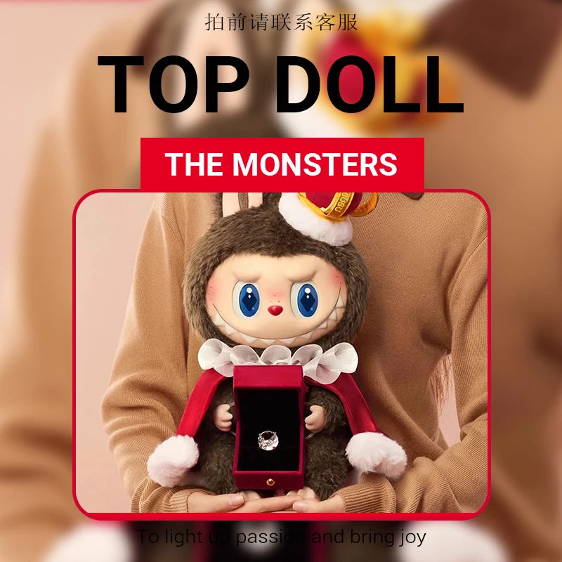 Pop Mart Genuine The Monsters Labubu Let'S Checkmate Series Action Figure Cute Trendy Queen Vinyl Face Dolls Collection Gift