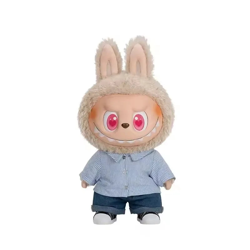 Authentic Labubu 38cm Fashion Big Vinyl Doll The Monsters Flip With Me Series Collection Decoration Cute Doll Festivals Gift