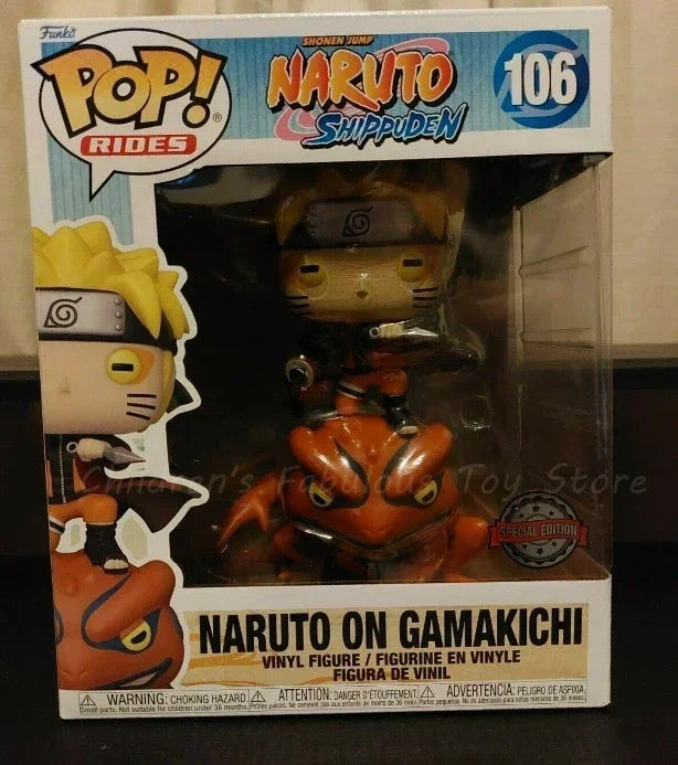 NEW Arrival Funko POP Animation Narutos On GAMAKICHI #106 Narutos (Rasengan) #181 Anime Action Figures Dolls Collection Toys