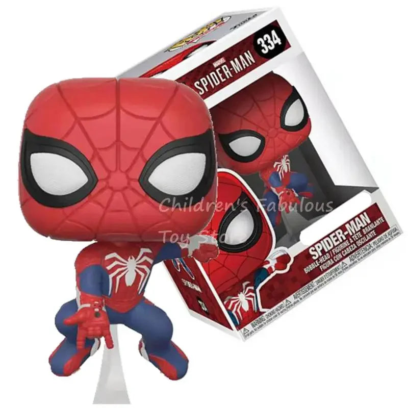 New Arrival Funko Pop SpiderMan 3 Heroes No Way Home Peripheral Toys #913 SpiderMan #334 Bobble-head Action Figure Model Toys