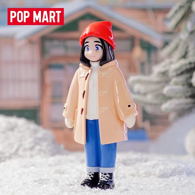 POP MART Nori's Morning Series Blind Box Toys Just A Girl Popmart Mystery Box Caixa Cute Anime Action Figure Caja Ciega Model