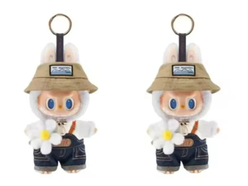 2025 Hot Sale Blind Box Replica 1:1 The Monsters Labubu Series Fall In Wild Desktop Toy Tide Play Pendant Keychain Birthday Gift