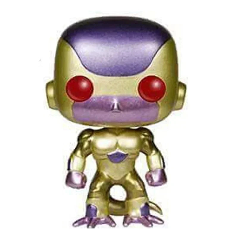 Funko Pop Figures Red Eyes Golden Frieza #47 POP Vinyl Action Figure Dolls Toys Cartoon FRIEZA POP Anime Toys Gifts for Kids