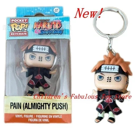 20 styles Funko Narutos KAKASHI Sasuke Kurama anime Action Toys Figures SIX PATH Pain 4cm Keychain Glows in The Dark